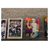 Lot of 10 NFL Legend Quarterback Cards | Montana Young Aikman Marino Manning Roethlisberger