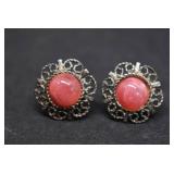 Pair of Sterling Earrings 1 Abalone