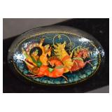 Russian Lacquer Brooch