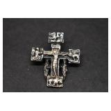 Kloster Crucifix St.Elisabethen Kreuz Brooch