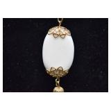 Gold Tone w/ Glass Beads w/ Tassel