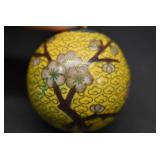 Lot of 2 Cloisonne Pendants | Includes 1 Bell