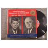 Actual Speeches Of Franklin D. Roosevelt And John F. Kennedy Somerset LP 1963