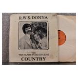 R.W. Blackwood & Donna Blackwood "Country" Blackwood Productions LP 1976