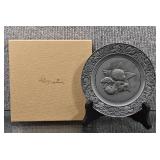 Hallmark Pewter Annual Christmas Collector Plate 1979 6"