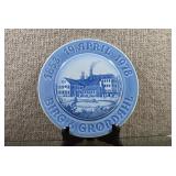 Bing & Grondahl 125th Anniversary Plate Factory Scene 9" 19 April 1853-1978