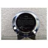 Fenton Carnival Glass Plate Christmas 1975