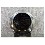 Fenton Carnival Glass Plate Christmas 1974