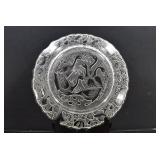 Imperial Glass Plate 12 Days of Christmas Six Geese a Laying