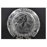 Imperial Glass Plate 12 Days of Christmas Two Turtle Doves