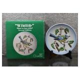 Goebel Hummel Wildlife Plate Bas Relief 7.5" #2 Blue Titmouse