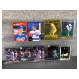 Lot of 8 Star Baseball Cards | Nolan Ryan Barry Bonds | Dave Justice Andres Galarraga