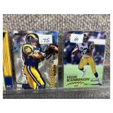 Lot of 12 Eddie Kennison | Football Cards | Includes Rookie Cards