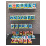 Lot of 38 1990 Topps Superstars Stickers