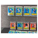 Lot of 38 1990 Topps Superstars Stickers