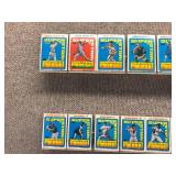 Lot of 38 1990 Topps Superstars Stickers