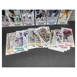 Approximately 40 Gameday NFL Oversized Football Cards