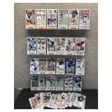 Approximately 40 Gameday NFL Oversized Football Cards
