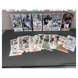 Approximately 40 Gameday NFL Oversized Football Cards