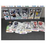 Approximately 40 Gameday NFL Oversized Football Cards