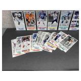Approximately 40 Gameday NFL Oversized Football Cards