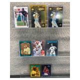 Lot of 8 Baseball Cards - Eric Davis Roberto Alomar
