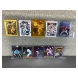 Lot of 10 Baseball Cards - Kenny Lofton Greg Vaughn Dave Justice Paul O