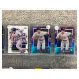 Lot of 17 Vladimir Guerrero Sheffield Grieve McGriff Giambi Pedro Martinez Nomar Garciaparra | Baseball Cards in Hard Cases