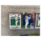 Lot of 17 Dwight Gooden Ryne Sandberg Darryl Strawberry | Baseball Cards in Hard Cases