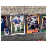 Lot of 17 Dwight Gooden Ryne Sandberg Darryl Strawberry | Baseball Cards in Hard Cases