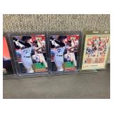 Lot of 17 Dwight Gooden Ryne Sandberg Darryl Strawberry | Baseball Cards in Hard Cases