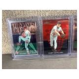 Lot of 18 Tom Seaver Steve Carlton Curt Schilling Roger Clemens Dennis Eckersley Bret Saberhagen Cards | in Hard Cases