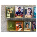Lot of 50 Baseball and Football Cards in Hard Cases
