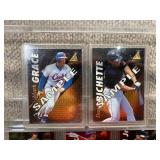 Lot of 5 1995 Pinnacle Zenith Edition Baseball Cards Sample Promo Cards | Chipper Jones Jim Thome Cal Ripken Jr. Bichette Grace
