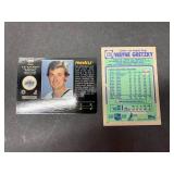 Pair of Wayne Gretzky Hockey Cards | 1993-94 Pinnacle #400 1990-91 Topps #120