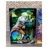 Lot of 2 Edgerrin James Rookie Cards | IUD Ionix Rookie Firepower Insert #R76 1999 Pacific Revolution #73