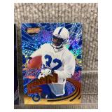 Lot of 2 Edgerrin James Rookie Cards | IUD Ionix Rookie Firepower Insert #R76 1999 Pacific Revolution #73