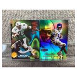 Lot of 2 Randy Moss Rookie Cards | 1998 Skybox Thunder #242 Flair Showcase #235