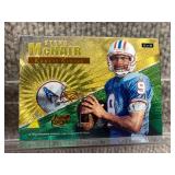 Lot of 2 Steve McNair Football Cards | 2002 Bowman Chrome Refractor #81 Serial #256/500 1996 Pinnacle Zenith Rookie Rising Insert #13