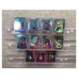 Lot of 11 1994-95 Topps Finest Basketball Cards