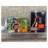 Lot of 2 NBA Basketball Rookie Cards | 1995 Classic Bob Sura Serial /3999 2005-06 NBA Hoops Rookies Andrew Bynum