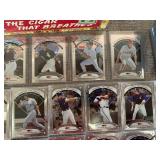 Cigar Box Full of Assorted Baseball Cards | 1997 Donruss Preferred in Hard Cases