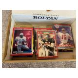 Cigar Box Full of NFL Football Cards | Joe Montana, Barry Sanders & More