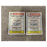 Lot of 2 1992 Topps Baseball #551 Chipper Jones Rookie Cards