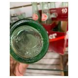 Lot of 6 Dr. Pepper 10 oz Bottles in Paper Carrier