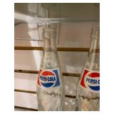 VTG Lot of 4 Twist Pepsi Bottles | 16 Fl. Oz. | 11"