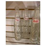 VTG Lot of 8 Pepsi Twist Bottles | 10 Fl. Oz. | 9.5"