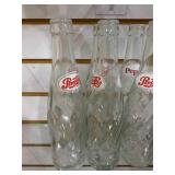 Lot of 6 Twist Pepsi Bottles | 8 Fl. Oz.