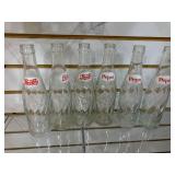Lot of 6 Twist Pepsi Bottles | 8 Fl. Oz.