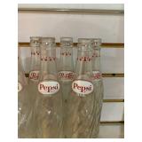 VTG Lot of 8 Twist Pepsi Bottles | 10 Fl. Oz.